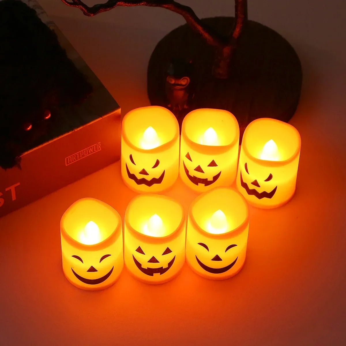 Halloween LED Candle Set - JolieJo