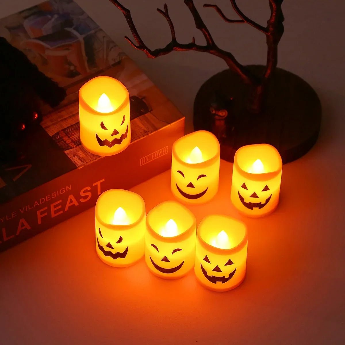 Halloween LED Candle Set - JolieJo