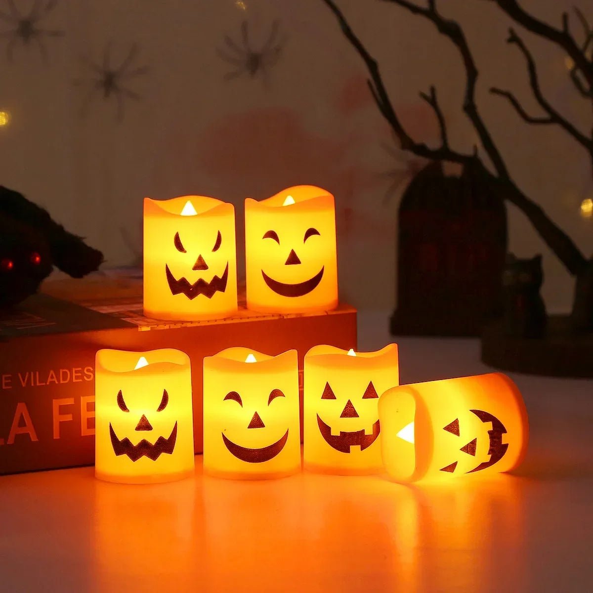 Halloween LED Candle Set - JolieJo