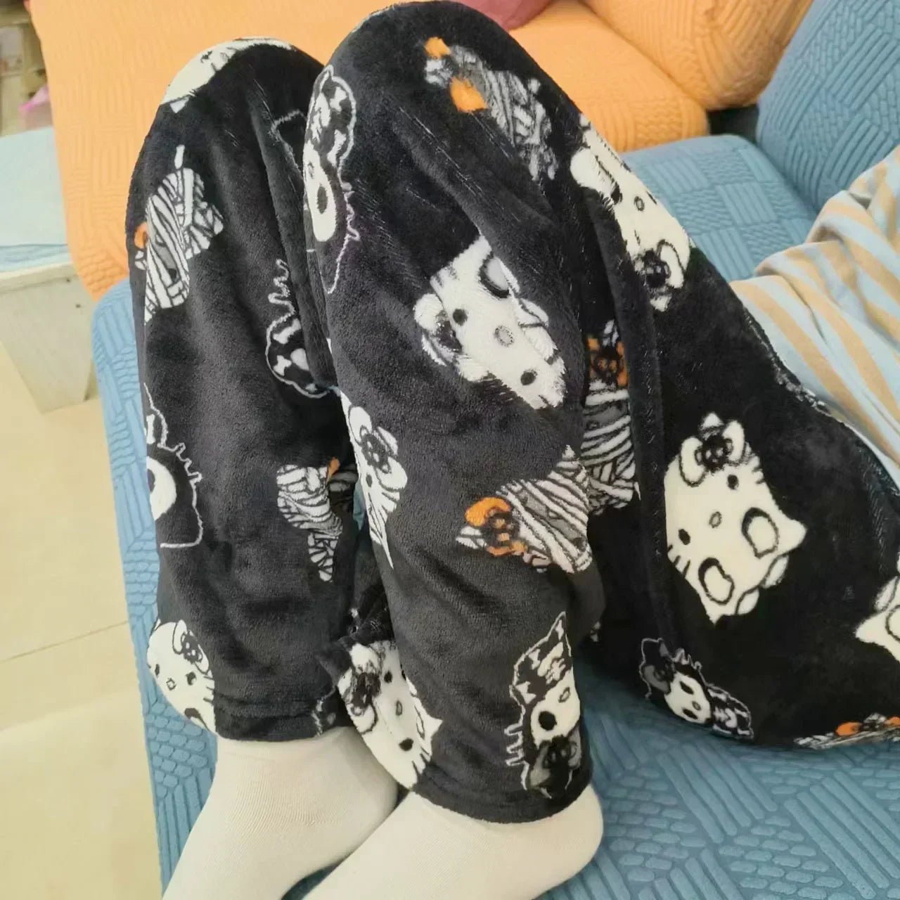Hello Kitty Spooky Night Pajama Pants - JolieJo