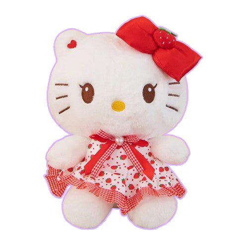 Hello Kitty Strawberry Dress Plushies - JolieJo