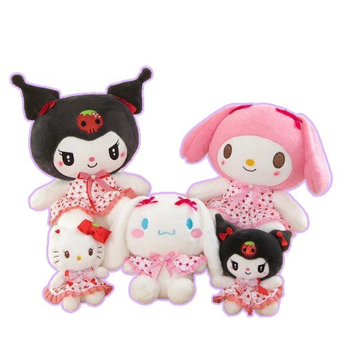 Hello Kitty Strawberry Dress Plushies - JolieJo