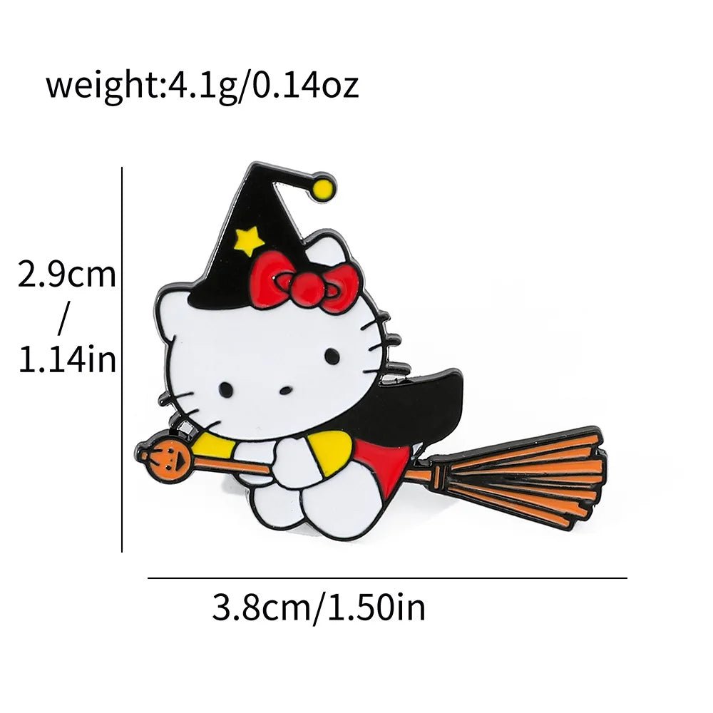 Pumpkin Kitty Pins - JolieJo