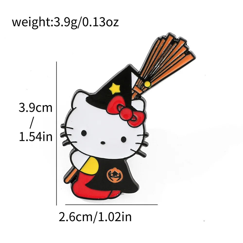 Pumpkin Kitty Pins - JolieJo