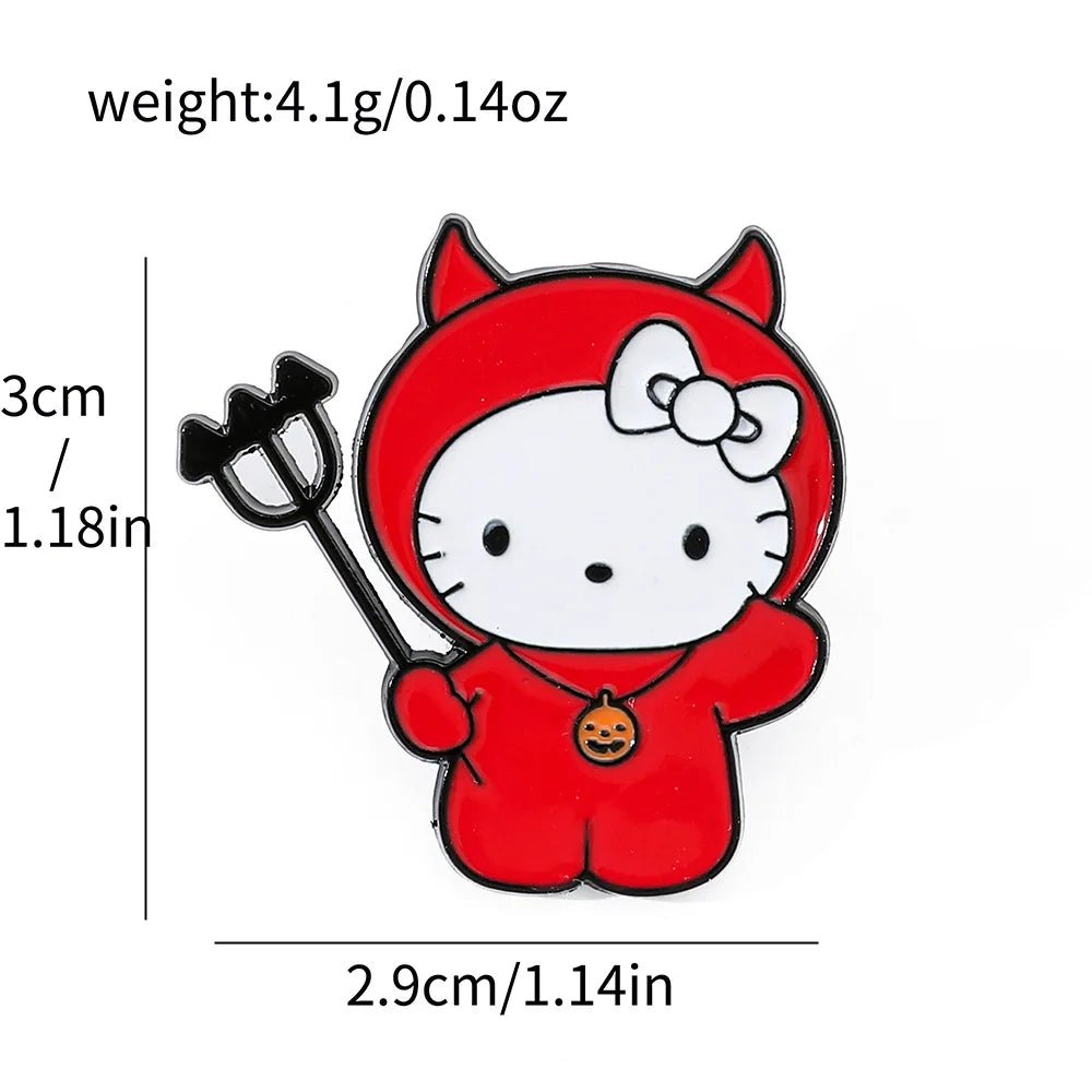 Pumpkin Kitty Pins - JolieJo