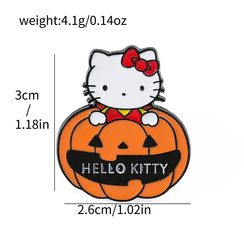 Pumpkin Kitty Pins - JolieJo