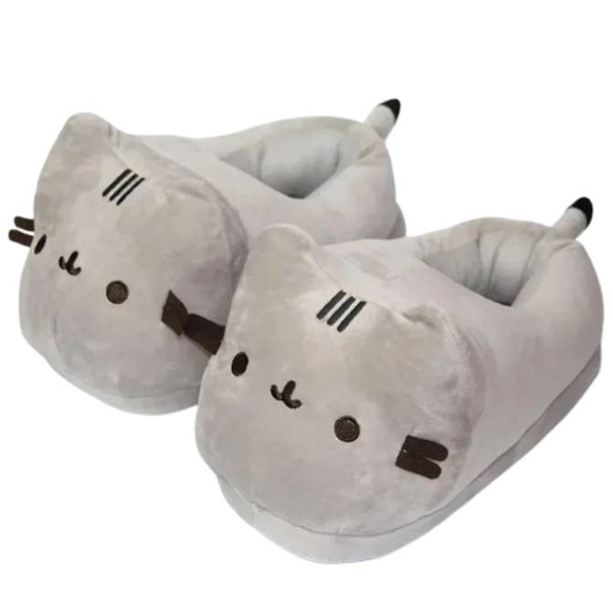 Cozy Kitty Plush Slippers - JolieJo