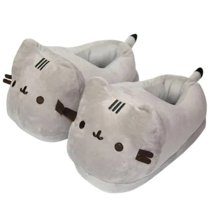 Cozy Kitty Plush Slippers - JolieJo