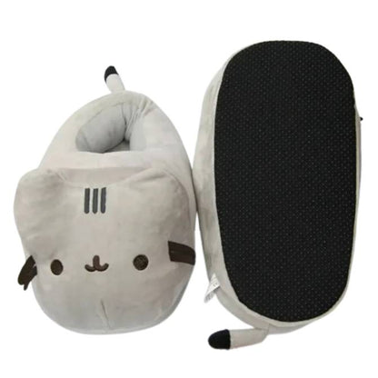 Cozy Kitty Plush Slippers - JolieJo