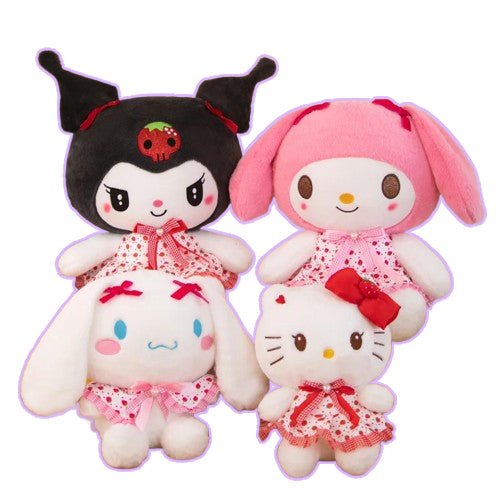 Hello Kitty Strawberry Dress Plushies - JolieJo