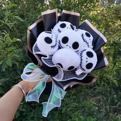 🎃 [Limited Edition] Halloween Hello Kitty & Jack Skellington Plush Bouquet - JolieJo