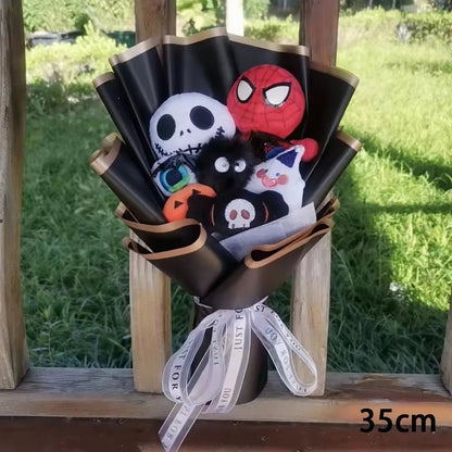 🎃 [Limited Edition] Halloween Hello Kitty & Jack Skellington Plush Bouquet - JolieJo