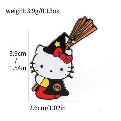 Pumpkin Kitty Pins - JolieJo